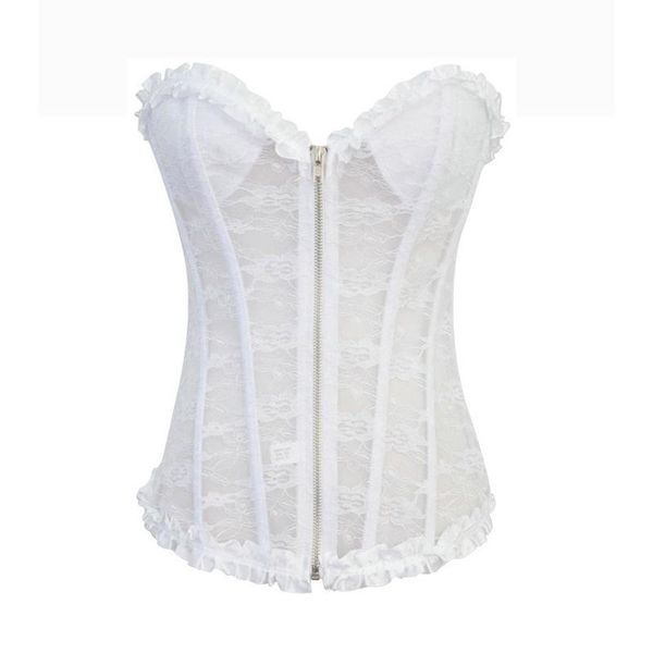 bustiers & corsets transparent floral lace ruffle padded push up bustier corset lingerie women corsage gothic clothing corpetes corsele, Black;white
bustiers & corsets transparent floral lace ruffle padded push up bustier corset lingerie women corsage gothic clothing corpetes corsele, Black;white