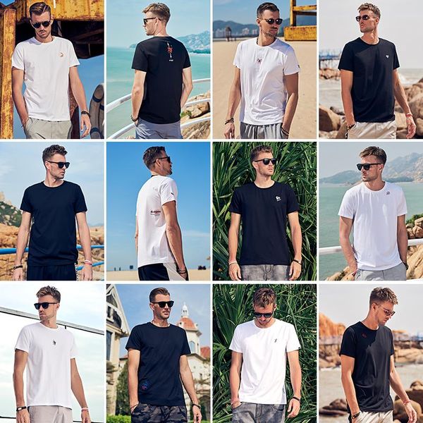 enjeolon brand men's summer short sleeved t shirt casual o-neck print fashion t-shirts male basic tees plus size 3xl, White;black
enjeolon brand men's summer short sleeved t shirt casual o-neck print fashion t-shirts male basic tees plus size 3xl, White;black