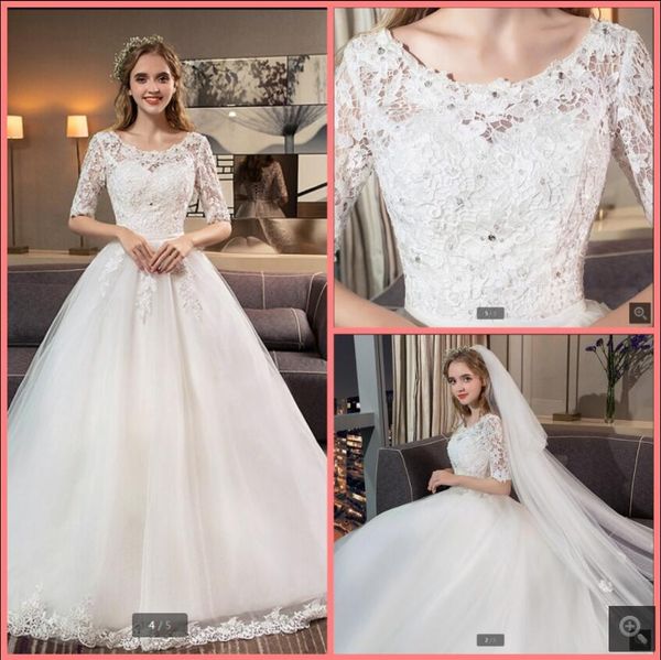 2021 robe de mariage white lace ball gown wedding dresses half sleeve beaded hollow back corset court train bridal gowns princess puffy eleg
2021 robe de mariage white lace ball gown wedding dresses half sleeve beaded hollow back corset court train bridal gowns princess puffy eleg
