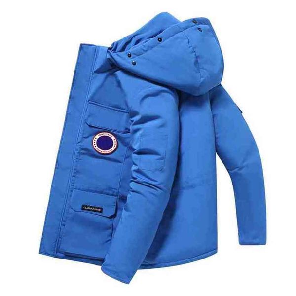 Winter Canadian Map Table Raccoon Dog Real Hair Collar Men And Women Lovers Goose Down Jacket Thickened Parker Gooses Work Coat, Black
Winter Canadian Map Table Raccoon Dog Real Hair Collar Men And Women Lovers Goose Down Jacket Thickened Parker Gooses Work Coat, Black
