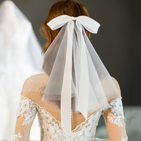 bridal veils simple short tulle two layer wedding 45cm white ivory veil with bow party accessories, Black
bridal veils simple short tulle two layer wedding 45cm white ivory veil with bow party accessories, Black