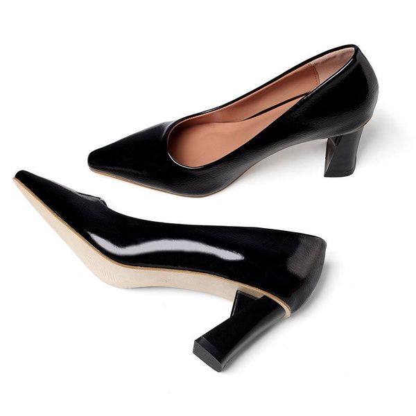 dress shoes med heels women's square heel mature casual shallow fashion all-match black height increasing
dress shoes med heels women's square heel mature casual shallow fashion all-match black height increasing