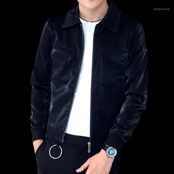 men's jackets bright jacket men slim fit autumn bomber fashion male hiphop streetwear outfit casual windbreakers stage night club coats, Black;brown
men's jackets bright jacket men slim fit autumn bomber fashion male hiphop streetwear outfit casual windbreakers stage night club coats, Black;brown