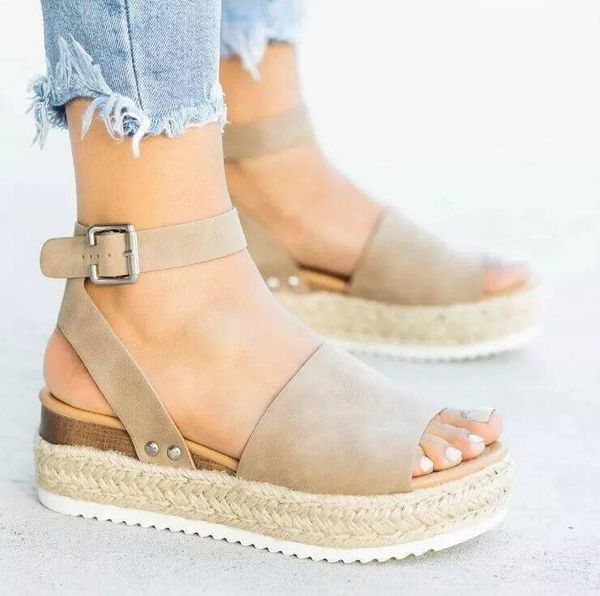 34~43 wedges shoes for women high heels sandals buckle summer 2021 flop chaussures femme platform plus size 42, Black
34~43 wedges shoes for women high heels sandals buckle summer 2021 flop chaussures femme platform plus size 42, Black