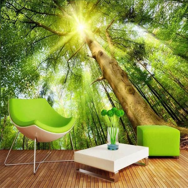 wallpapers drop custom 3d green forest tree sunshine nature scenery mural wallpaper bedroom home decor wall stickers waterproof
wallpapers drop custom 3d green forest tree sunshine nature scenery mural wallpaper bedroom home decor wall stickers waterproof