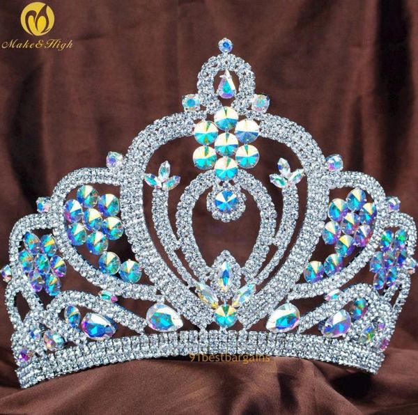 hair clips & barrettes 6" princess ab crystal pageant tiara headband austrian rhinestone flroal crown wedding birdes party accessories, Golden;silver
hair clips & barrettes 6" princess ab crystal pageant tiara headband austrian rhinestone flroal crown wedding birdes party accessories, Golden;silver