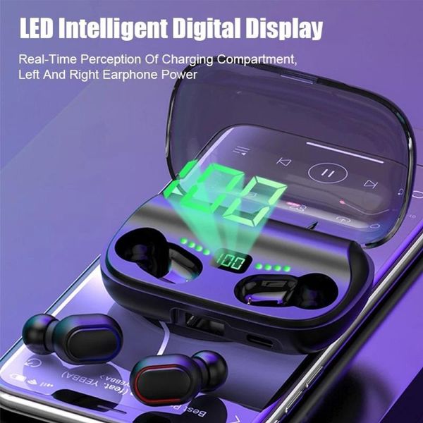 5.0 earphones 1200mah charging box wireless headphone hifi stereo sports waterproof earbuds headsets cell phone
5.0 earphones 1200mah charging box wireless headphone hifi stereo sports waterproof earbuds headsets cell phone