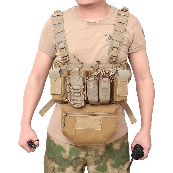 hunting jackets military army tactical vest combat chest rig molle magazine pouches carrier outdoor paintball equipment, Camo;black
hunting jackets military army tactical vest combat chest rig molle magazine pouches carrier outdoor paintball equipment, Camo;black