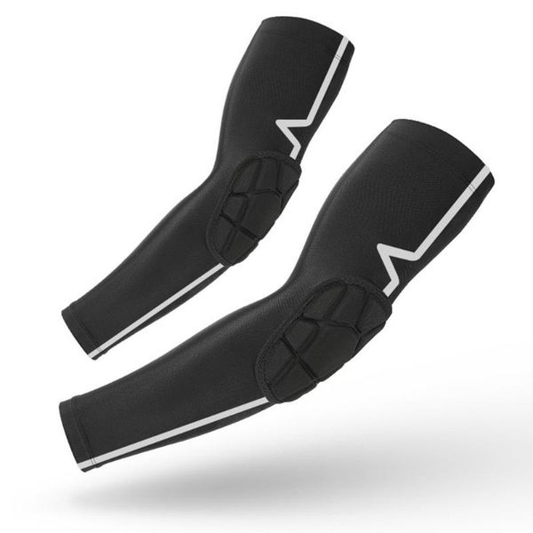 cycling elbow protector riding arm sleeves compression brace impact support protection for black 1 pair xl & knee pads, Black;gray
cycling elbow protector riding arm sleeves compression brace impact support protection for black 1 pair xl & knee pads, Black;gray
