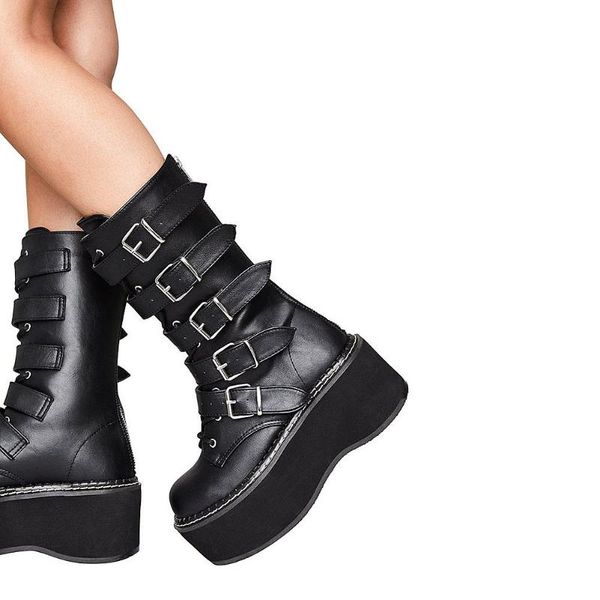 large sizes 43 platform heels motorcycles boot belt buckles fashion cool black gothic style shoes woman boots female
large sizes 43 platform heels motorcycles boot belt buckles fashion cool black gothic style shoes woman boots female