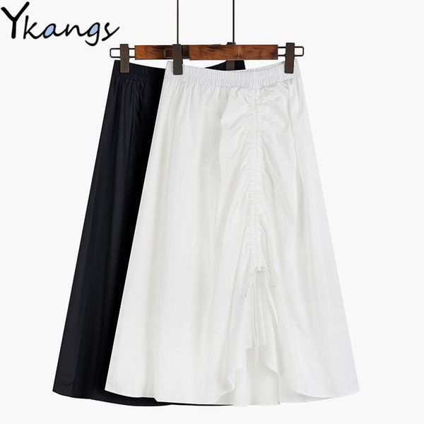 korean irregular drawstring white tooling skirt student vintage a-line high waist pleated skirt summer women skirt streetwear 210412, Black
korean irregular drawstring white tooling skirt student vintage a-line high waist pleated skirt summer women skirt streetwear 210412, Black