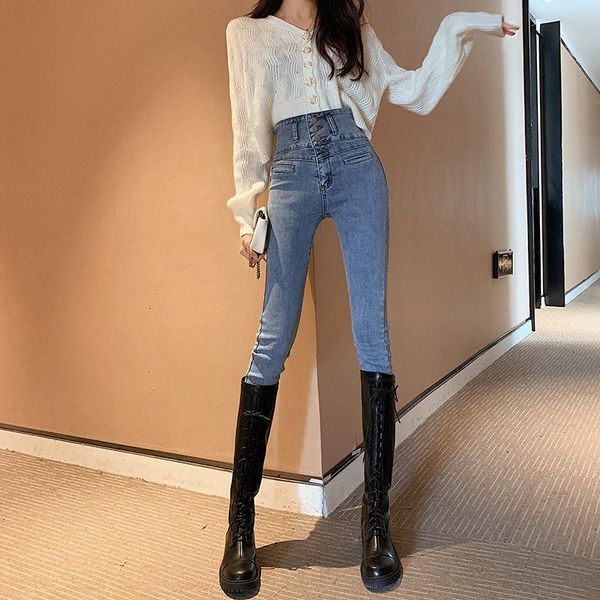 women's jeans autumn european fashion women skinny empire denim pants high waist slim hips modern lady pencil wholesale, Blue
women's jeans autumn european fashion women skinny empire denim pants high waist slim hips modern lady pencil wholesale, Blue