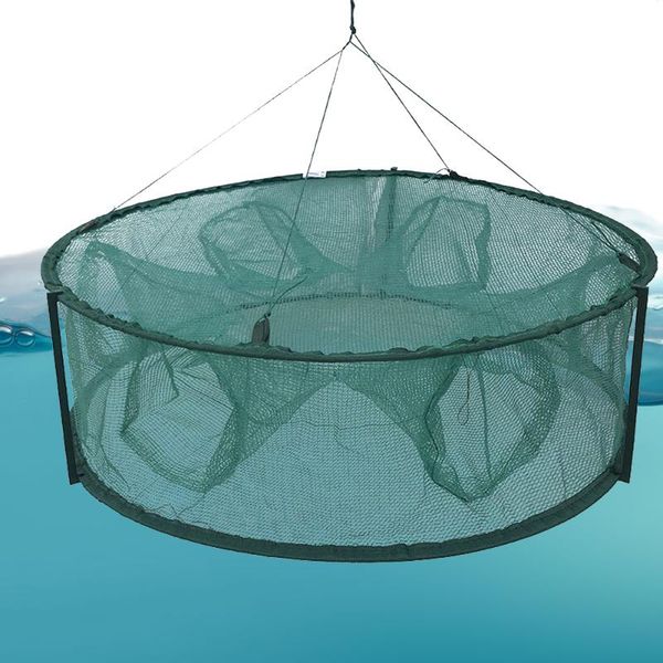 automatic fishing net trap cage round shape opening for crabs crayfish lobster catching 60x17cm accessories
automatic fishing net trap cage round shape opening for crabs crayfish lobster catching 60x17cm accessories