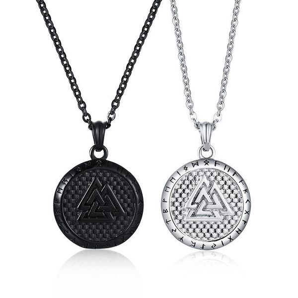 pendant necklaces zorcvens black silver color stainless steel viking knot power triangle necklace for men women punk gothic jewelry
pendant necklaces zorcvens black silver color stainless steel viking knot power triangle necklace for men women punk gothic jewelry