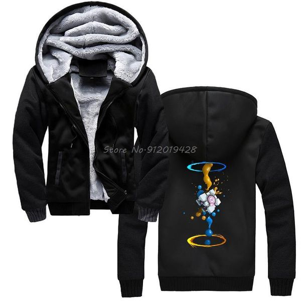 men's hoodies & sweatshirts portal 2 gel splatter basic hoodie men winter thicken hooded sweatshirt coat jacket streetwear, Black
men's hoodies & sweatshirts portal 2 gel splatter basic hoodie men winter thicken hooded sweatshirt coat jacket streetwear, Black