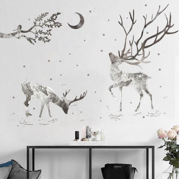 wall stickers creative nordic elk living room entrance sofa tv background personalized decorative wallpaper
wall stickers creative nordic elk living room entrance sofa tv background personalized decorative wallpaper