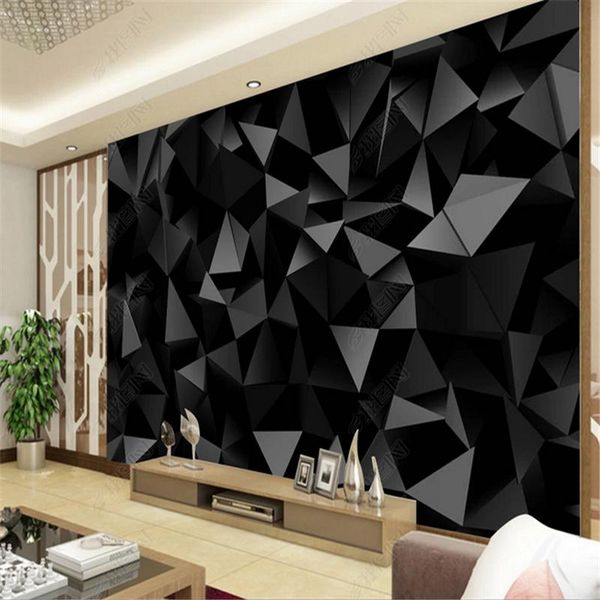 mural wallpapers for living room geometric figures triangle three-dimensional fresh tv sofa background wall paper home decor 
mural wallpapers for living room geometric figures triangle three-dimensional fresh tv sofa background wall paper home decor