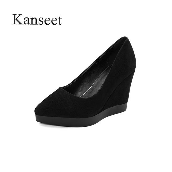 dress shoes kanseet wedges platform 2021 women pumps pointed toe genuine leather spring autumn high heels working black female
dress shoes kanseet wedges platform 2021 women pumps pointed toe genuine leather spring autumn high heels working black female