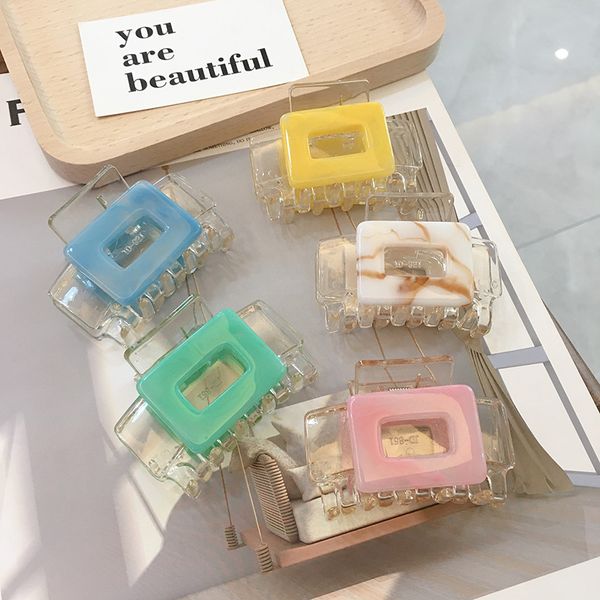 hairs clamps south korea dongdaemun acrylic candy color clip light luxury simple temperament two-color princess head catch hair accessories, Slivery;golden
hairs clamps south korea dongdaemun acrylic candy color clip light luxury simple temperament two-color princess head catch hair accessories, Slivery;golden