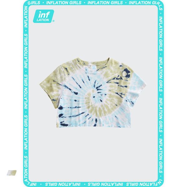t shirt inf women's clothing - spring / summer 2021 fashion brand sweet cool spiral tie dye navel revealing thin short sleeve for wome, White
t shirt inf women's clothing - spring / summer 2021 fashion brand sweet cool spiral tie dye navel revealing thin short sleeve for wome, White