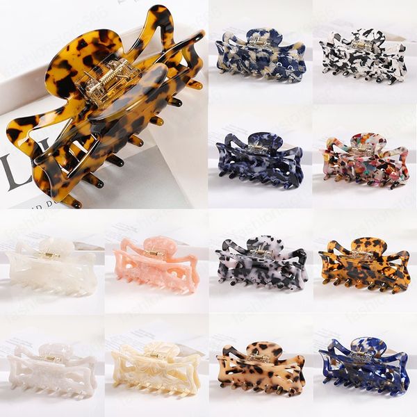 women large size hair claws clamps acetate marble printed hairpins geometric acrylic barrettes diy hair styling tool hair accessories, Slivery;golden
women large size hair claws clamps acetate marble printed hairpins geometric acrylic barrettes diy hair styling tool hair accessories, Slivery;golden