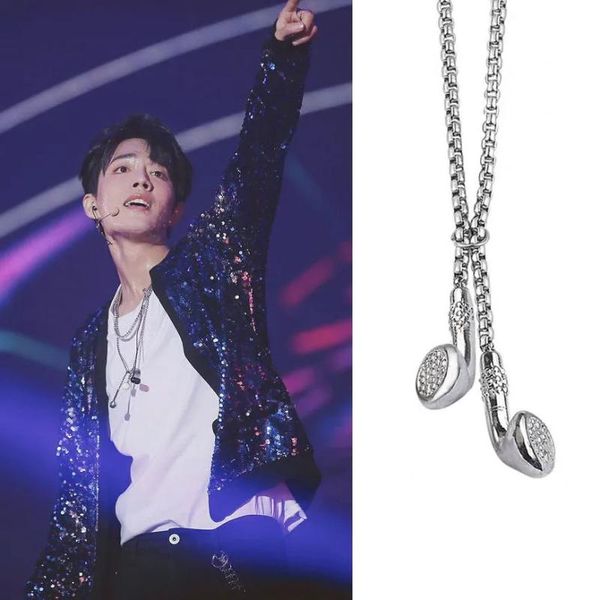 pendant necklaces earphone necklace for men women neck chain hiphop fashion trendy pendants jewelry street boys girls, Silver
pendant necklaces earphone necklace for men women neck chain hiphop fashion trendy pendants jewelry street boys girls, Silver