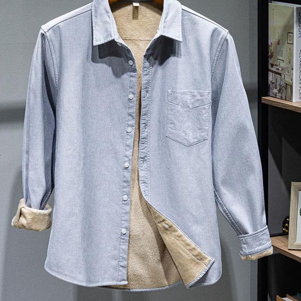 men's shirts 2021 autumn winter slim solid color thickened with velvet long-sleeve casual fashion youth wear, White;black
men's shirts 2021 autumn winter slim solid color thickened with velvet long-sleeve casual fashion youth wear, White;black