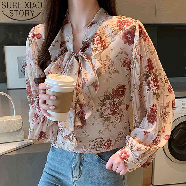 ruffles floral print blouse korean fashion bow long sleeve blouses autumn chiffon shirts women blusas 10770 210417, White
ruffles floral print blouse korean fashion bow long sleeve blouses autumn chiffon shirts women blusas 10770 210417, White