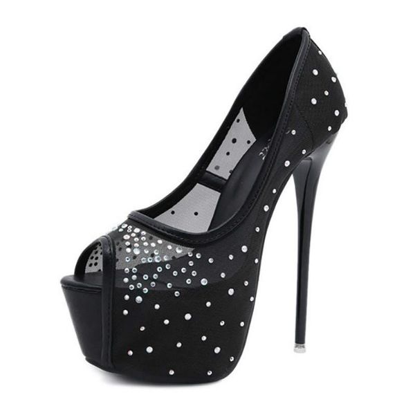 women's sandals for women and ladies mesh crystal heel waterproof platform fish toe single shoes cwf-my258-156, Black
women's sandals for women and ladies mesh crystal heel waterproof platform fish toe single shoes cwf-my258-156, Black