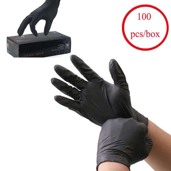 disposable gloves nitrile black latex glove waterproof powder household kitchen tool
disposable gloves nitrile black latex glove waterproof powder household kitchen tool