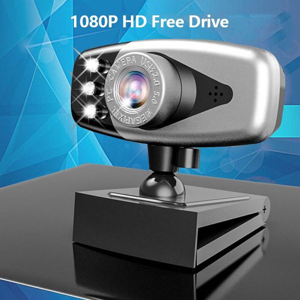 webcams 720p/1080p hd usb webcam built-in microphone manual focus interface for pc lapdesk3 led lights fill light
webcams 720p/1080p hd usb webcam built-in microphone manual focus interface for pc lapdesk3 led lights fill light