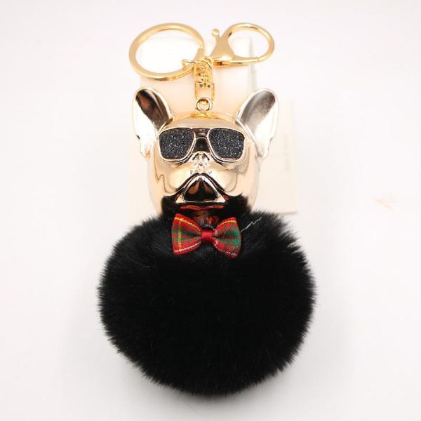 keychains 2021 creative sunglasses french fighting dog car ornaments cute keychain hair ball bag fluffy soft faux fur, Silver
keychains 2021 creative sunglasses french fighting dog car ornaments cute keychain hair ball bag fluffy soft faux fur, Silver