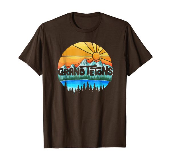 grand tetons national park graphic tee shirt - vintage style, White;black
grand tetons national park graphic tee shirt - vintage style, White;black