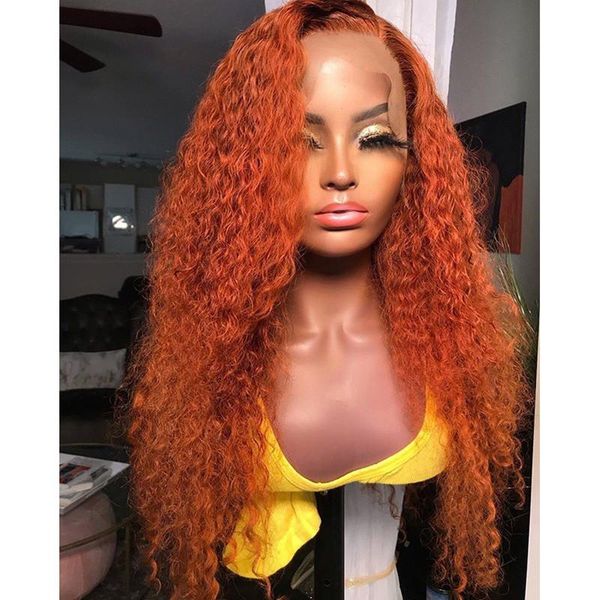 brazilian ginger blonde color long curly 13x6 lace front human hair wigs with baby full for black women remy, Black;brown
brazilian ginger blonde color long curly 13x6 lace front human hair wigs with baby full for black women remy, Black;brown