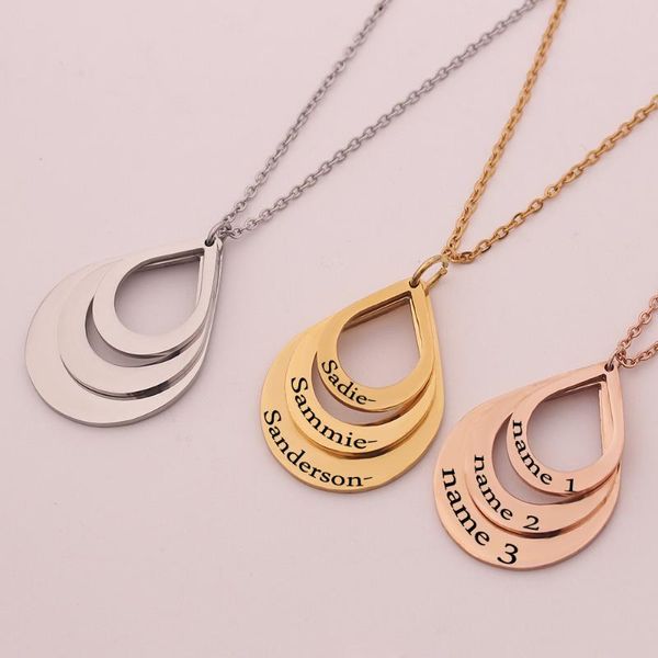 pendant necklaces personalized name water drop shape necklace stainless steel engrave names for women jewerly accessories gift, Silver
pendant necklaces personalized name water drop shape necklace stainless steel engrave names for women jewerly accessories gift, Silver