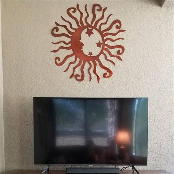 decorative objects & figurines wacky sun crescent star 32x19cm metal wall art steel hanging for indoor outdoor decor home garden dfk889
decorative objects & figurines wacky sun crescent star 32x19cm metal wall art steel hanging for indoor outdoor decor home garden dfk889