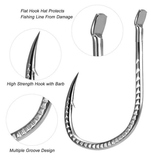 fishing hooks 20 pcs high carbon steel soft bait jig fish tackle worm coating barbed gripper
fishing hooks 20 pcs high carbon steel soft bait jig fish tackle worm coating barbed gripper