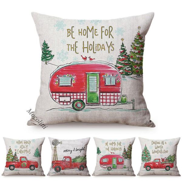 cushion/decorative pillow rural style christmas decorative case tree vintage car print home decor cotton linen square sofa cushions cover
cushion/decorative pillow rural style christmas decorative case tree vintage car print home decor cotton linen square sofa cushions cover