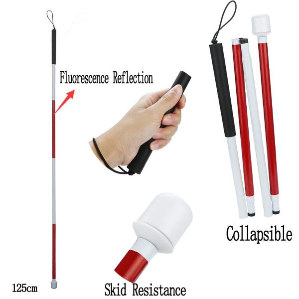 trekking poles 2021 folding blind stick 4 sections guide cane aluminum walking w #ne827
trekking poles 2021 folding blind stick 4 sections guide cane aluminum walking w #ne827