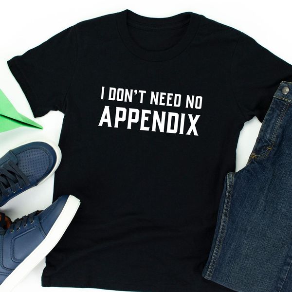 appendix shirt appendectomy gift appendix gift appendectomy shirt appendix tee, White;black
appendix shirt appendectomy gift appendix gift appendectomy shirt appendix tee, White;black