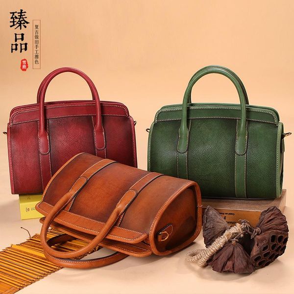 evening bags retro handmade vegetable tanned leather shoulder messenger bag cowhide fashion briefcase handbag cow
evening bags retro handmade vegetable tanned leather shoulder messenger bag cowhide fashion briefcase handbag cow