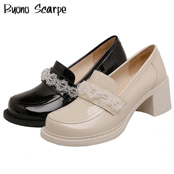 dress shoes slip on heels single block heel leather loafers casual pumps lace retro black platform chaussures feniminal
dress shoes slip on heels single block heel leather loafers casual pumps lace retro black platform chaussures feniminal
