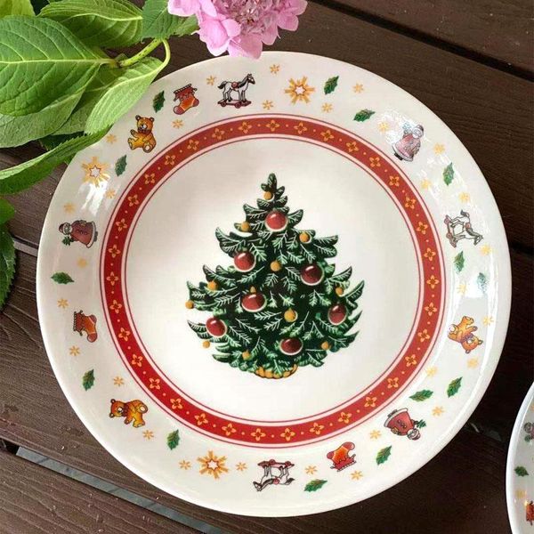 dishes & plates christmas salad plate festive western ceramic fruit tray gifts home decorations tableware 
dishes & plates christmas salad plate festive western ceramic fruit tray gifts home decorations tableware