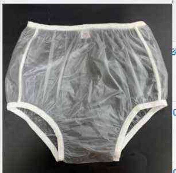 2pcs abdl diapers pvc reusable baby pants diapers onesize plastic bikini pants ddlg baby underwear diapers 211103