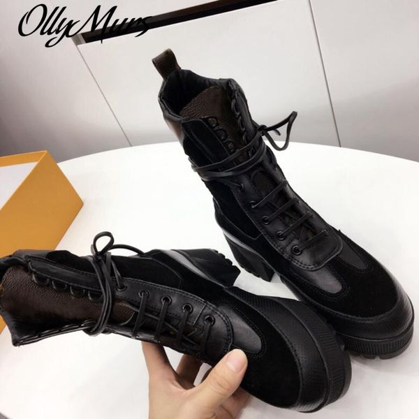boots ollumyrs fashion lace up women genuine leather platform warm shoes autumn winter ankle, Black
boots ollumyrs fashion lace up women genuine leather platform warm shoes autumn winter ankle, Black
