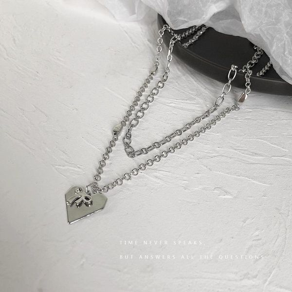 pendant necklaces necklace women heart woman chain jewelry multilayer silver color trendy elegant metal halskette
pendant necklaces necklace women heart woman chain jewelry multilayer silver color trendy elegant metal halskette