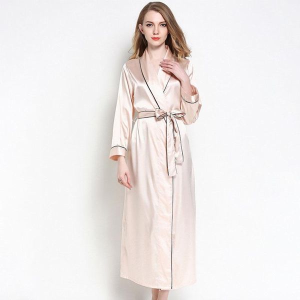 women's sleepwear mumu women simulation silk nightgown lace senior bathrobe home service house robe for robes, Black;red
women's sleepwear mumu women simulation silk nightgown lace senior bathrobe home service house robe for robes, Black;red