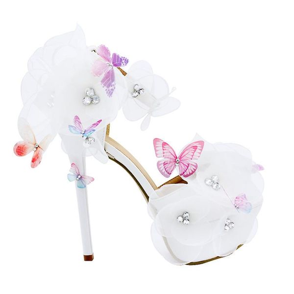 designer shoes women princess for butterfly pearl sandals lace pumps wedding party sapato feminin, Black
designer shoes women princess for butterfly pearl sandals lace pumps wedding party sapato feminin, Black