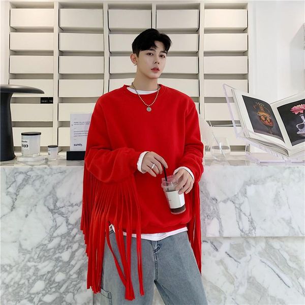 men's hoodies & sweatshirts men long tassle pullover male women hip hop streetwear casual black red hoodie stage show clothing m-2xl
men's hoodies & sweatshirts men long tassle pullover male women hip hop streetwear casual black red hoodie stage show clothing m-2xl