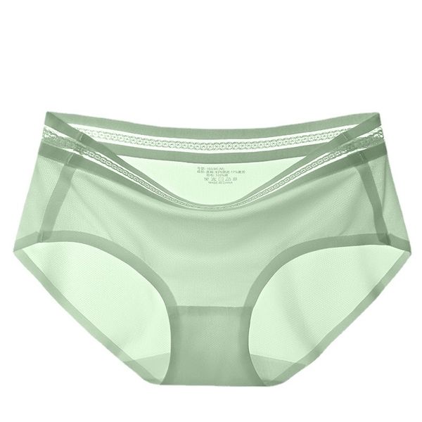2021 new breathable oxygen one piece ice silk women's briefs middle waist cotton comfortable soft underwear, Black;white
2021 new breathable oxygen one piece ice silk women's briefs middle waist cotton comfortable soft underwear, Black;white
